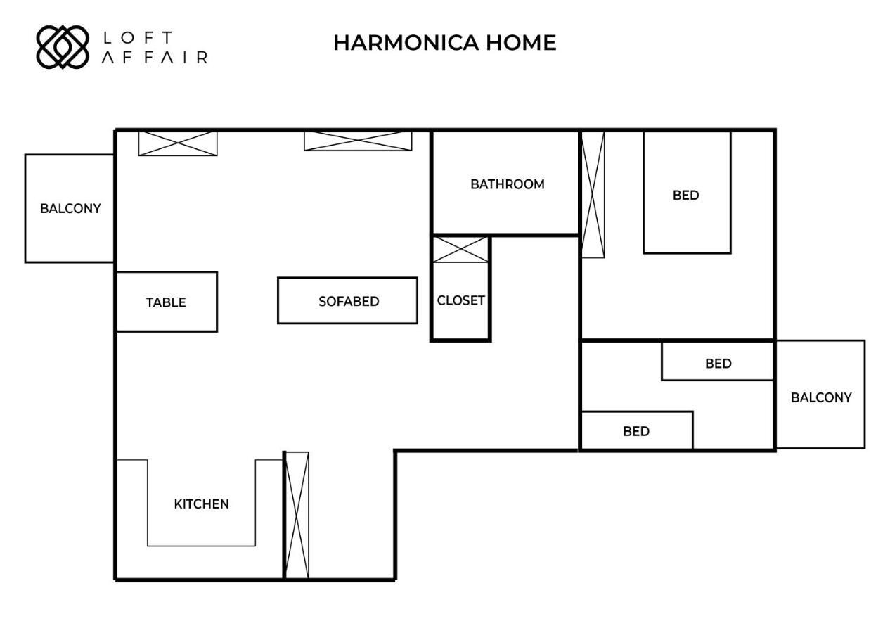 Harmonica Home - Loftaffair Cracovia Exterior foto